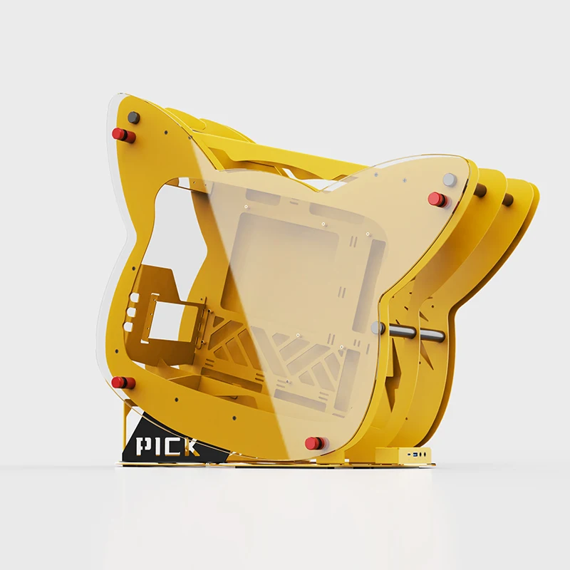 Pc Gaming Yellow - Cajas de ordenador para juegos coloridas