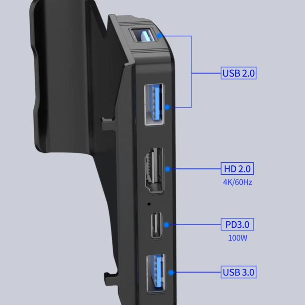 Usb Hub Gaming - Base de Conexión 5 en 1