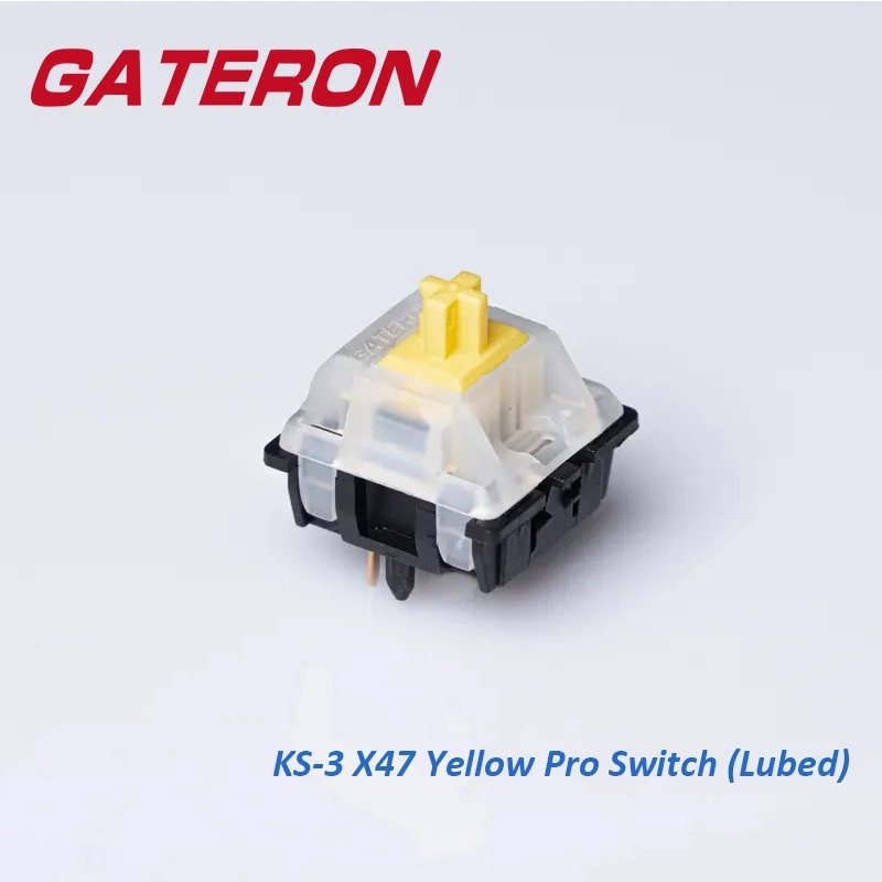 Pc Gaming Yellow - Gateron-Interruptor de teclado mecánico para juegos,