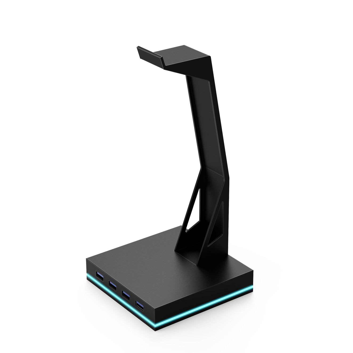 Usb Hub Gaming - Soporte para Auriculares RGB para Juegos,