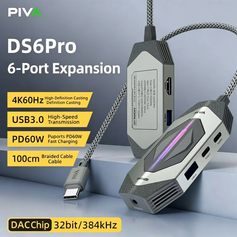 Usb Hub Gaming - Base de Conexión para Juegos PIVA