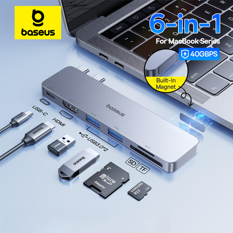 Usb Hub Gaming - Baseus-Hub de USB-C Dual a Compatible
