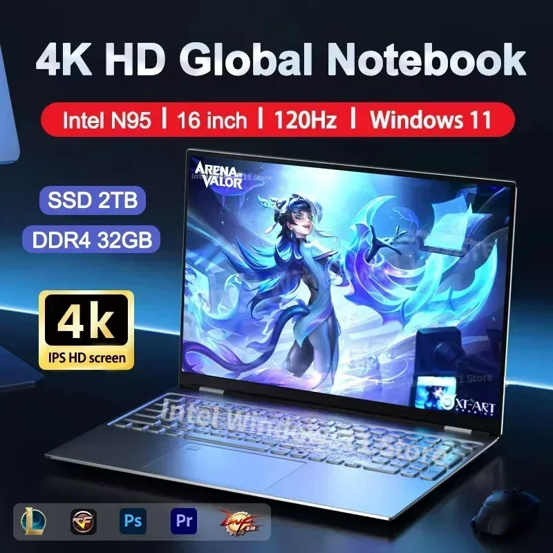 Pc Gaming Handheld - NUEVA Laptop Intel N95 con Pantalla