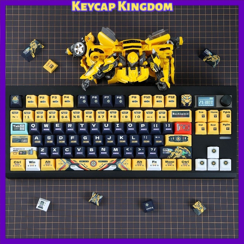 Pc Gaming Yellow - Teclas personalizadas con tema de abeja