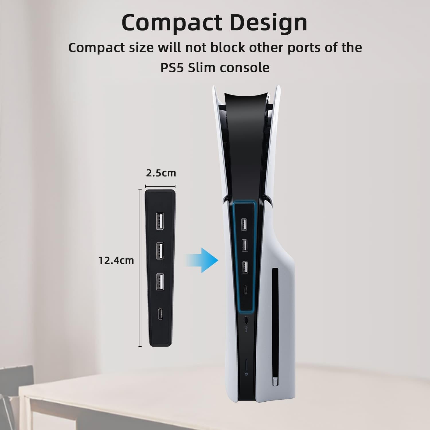 Hub USB de 4 puertos para PS5  - Usb Hub Gaming reseña y precio
