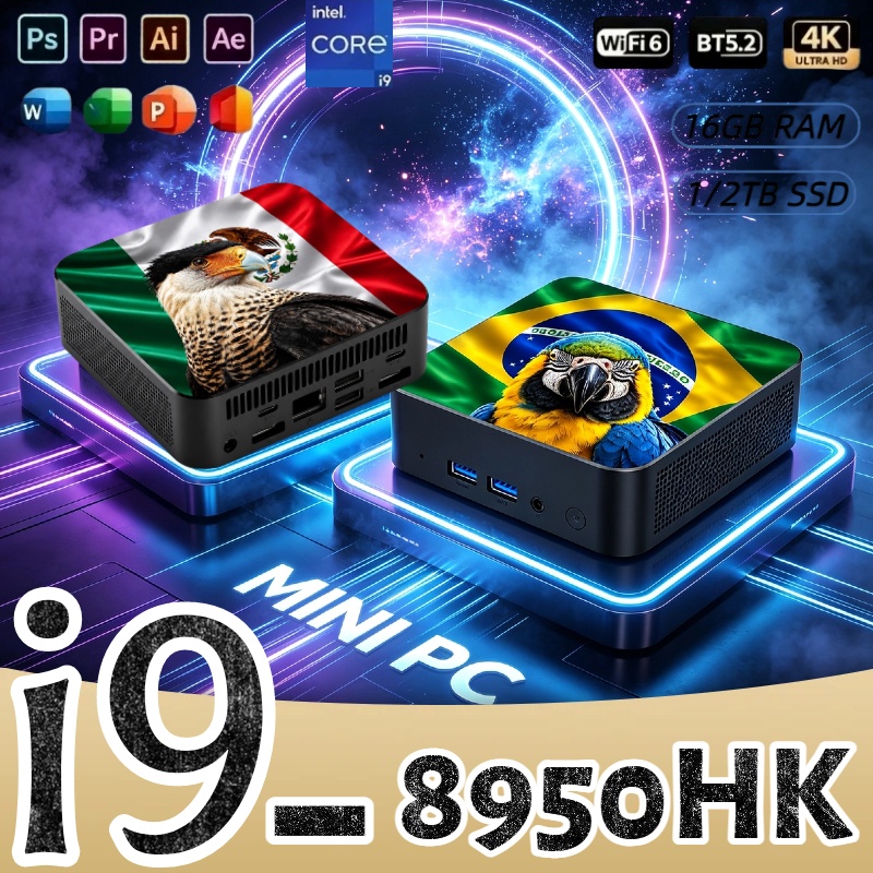 Mini PC Core i9-8950HK, 16GB R - Pc Gaming Mini reseña y precio