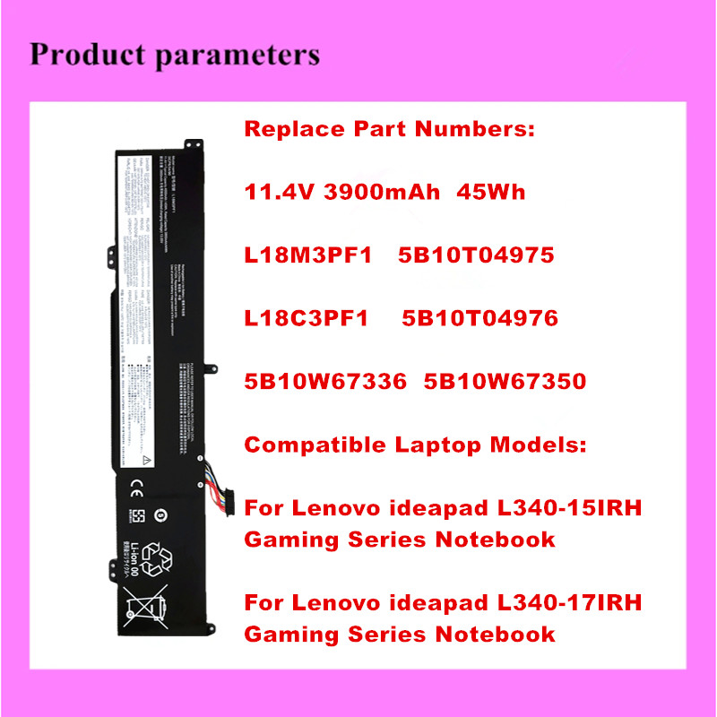Batería para portátil L18M3PF1 - Pc Gaming Lenovo reseña y precio