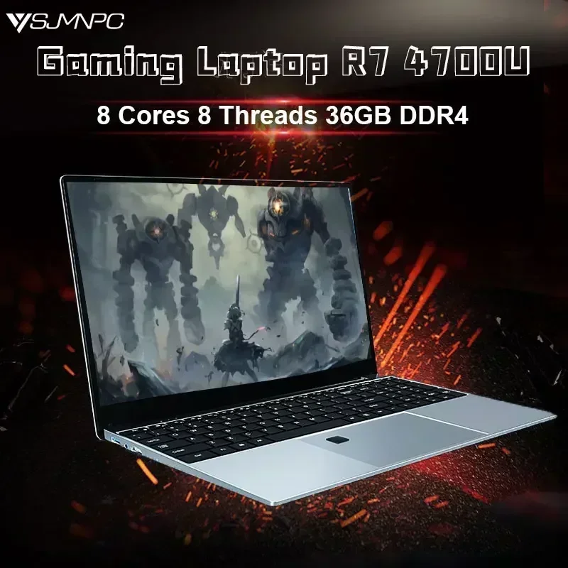 Ultrabook 2024 con AMD R7 4700 - Pc Gaming Handheld reseña y precio