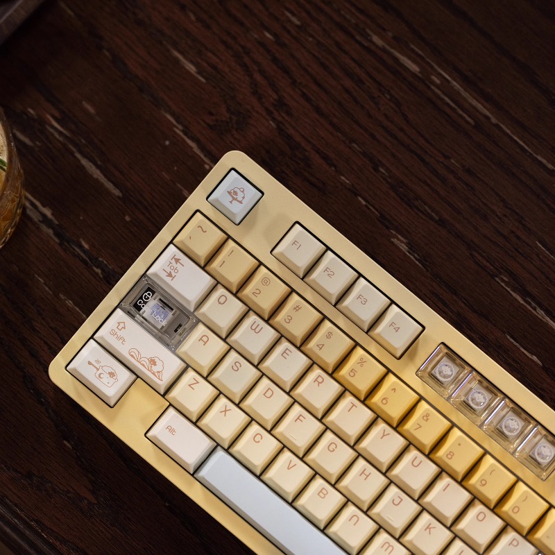Juego de teclas con tema de ti - Pc Gaming Yellow reseña y precio