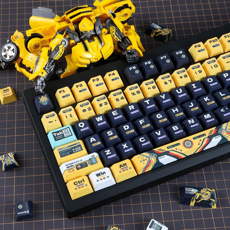 Teclas personalizadas con tema - Pc Gaming Yellow reseña y precio