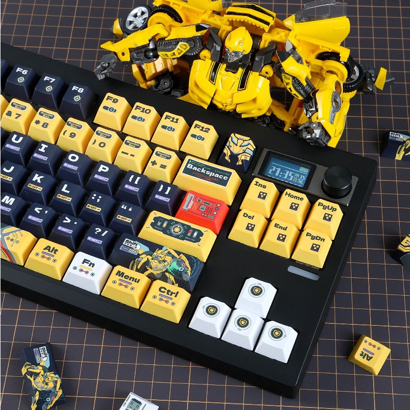 Teclas personalizadas con tema - Pc Gaming Yellow reseña y precio